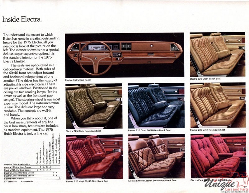 1975 Buick Brochure Page 33